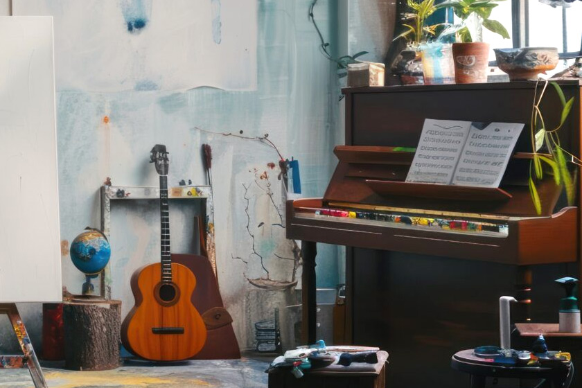 Aerolinum Piano Gitarre für Kinder