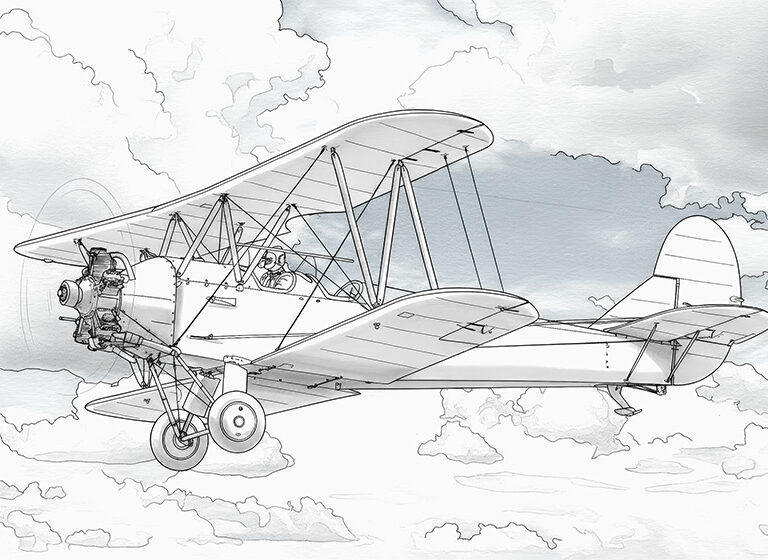 Flugzeuge Malbuch für Kinder
